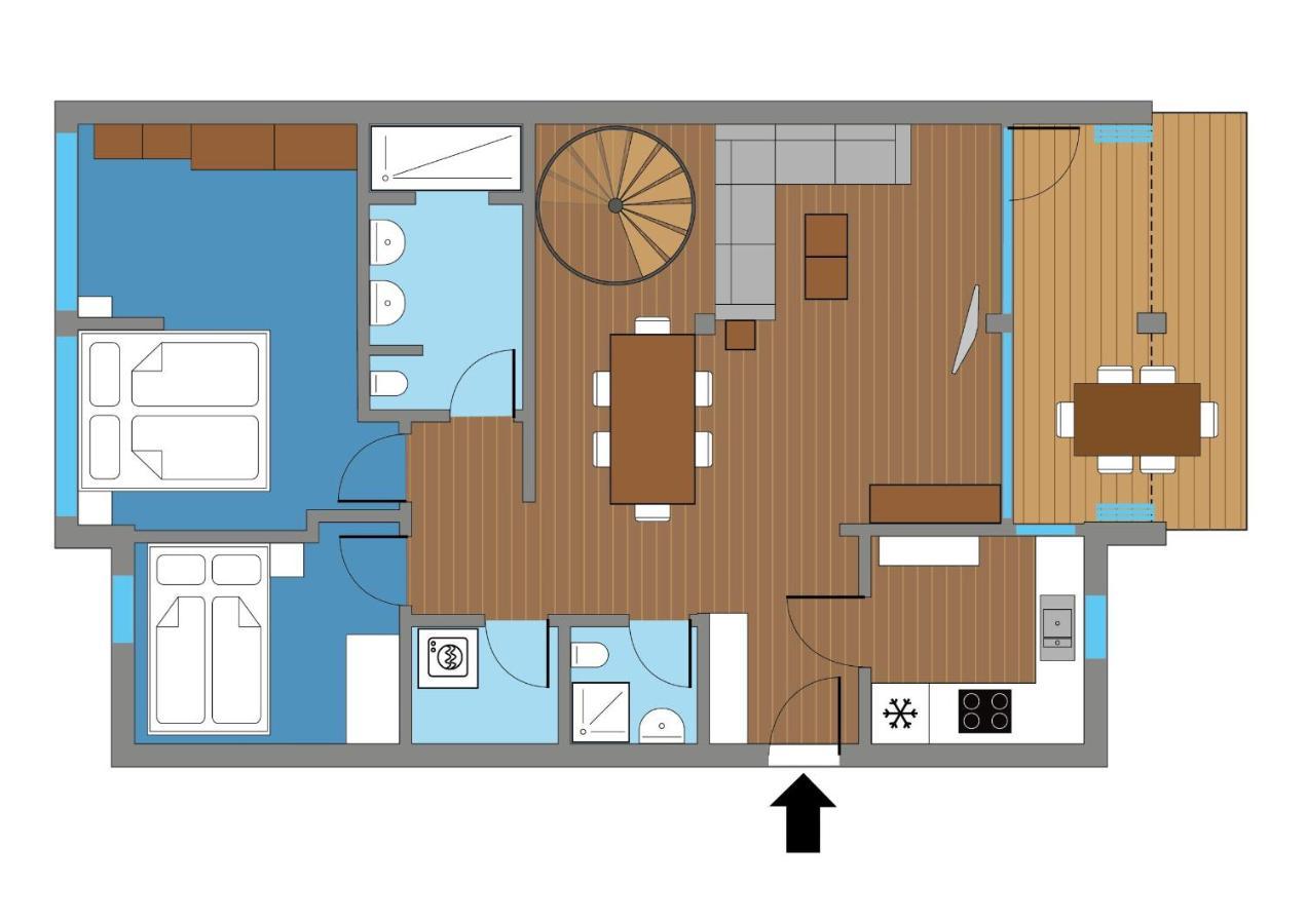 Fewo1846 - Baltic Lodge - Komfortable Maisonettewohnung Mit 3 Schlafzimmern, Balkon Und Blick Auf Die Marina Sonwik Flensburg Bagian luar foto